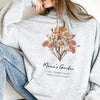 Birth Flower Family Bouquet Custom Hoodie/Crewneck/T-shirt (AI Processed)