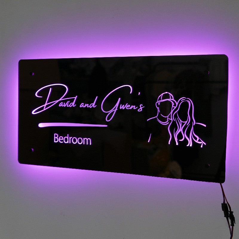 🔥Hot Sale🔥Personalised Name Mirror - Light Up Mirror