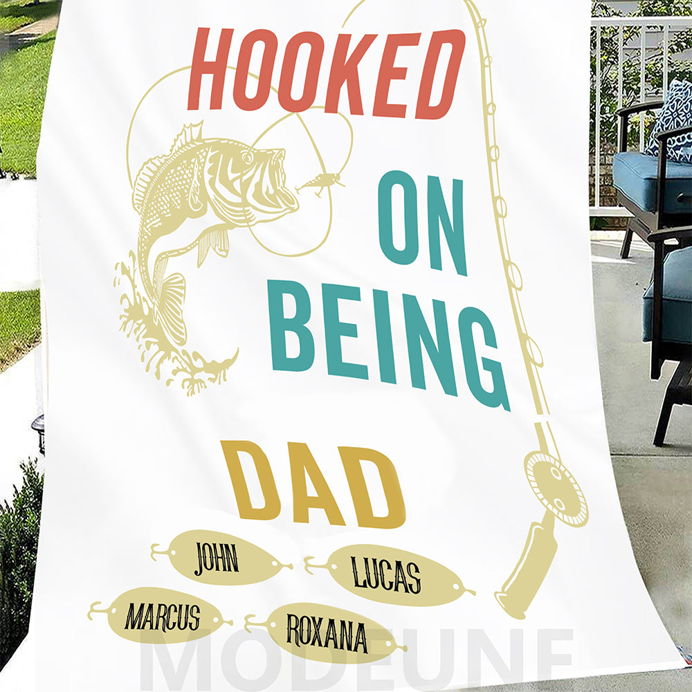 🏅HOOKED ON BEING Customized Blanket