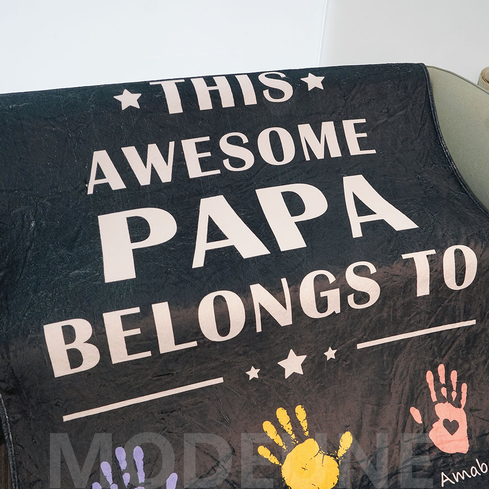 🏆Toller PAPA gehört zu den individuell gestalteten Decken
