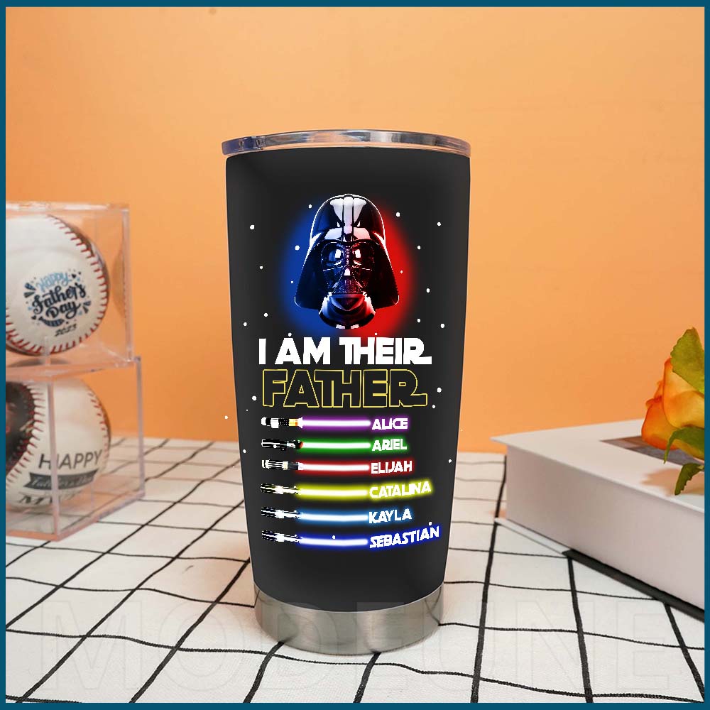 🥃I Am Their Father Custom Stainless Steel Tumbler