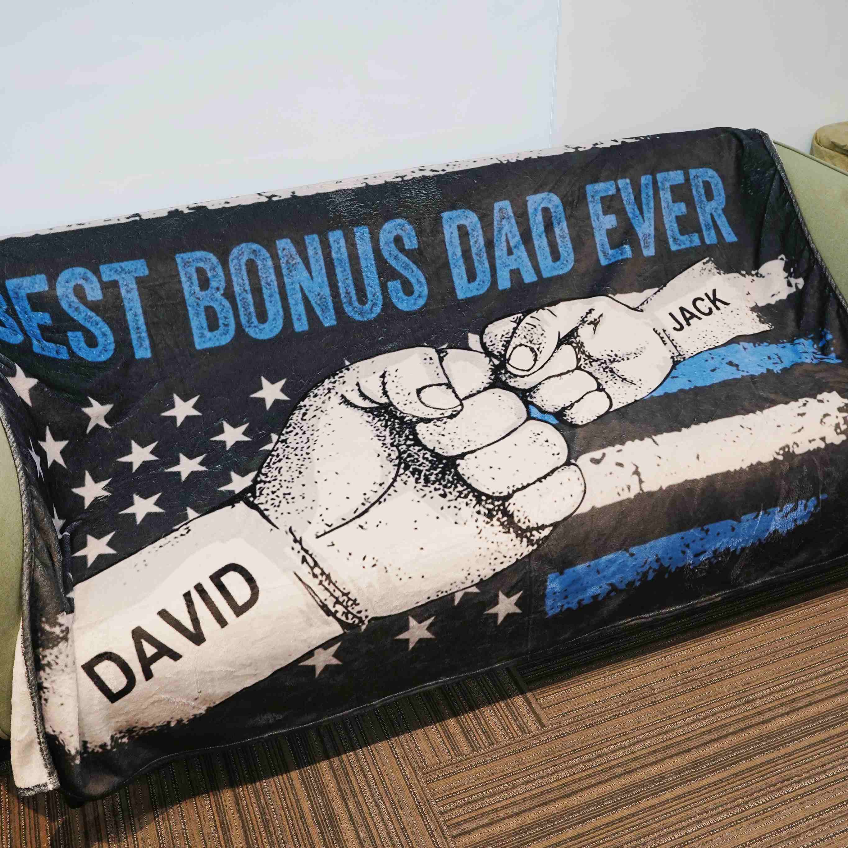 👨BEST DAD EVER Customized Blanket