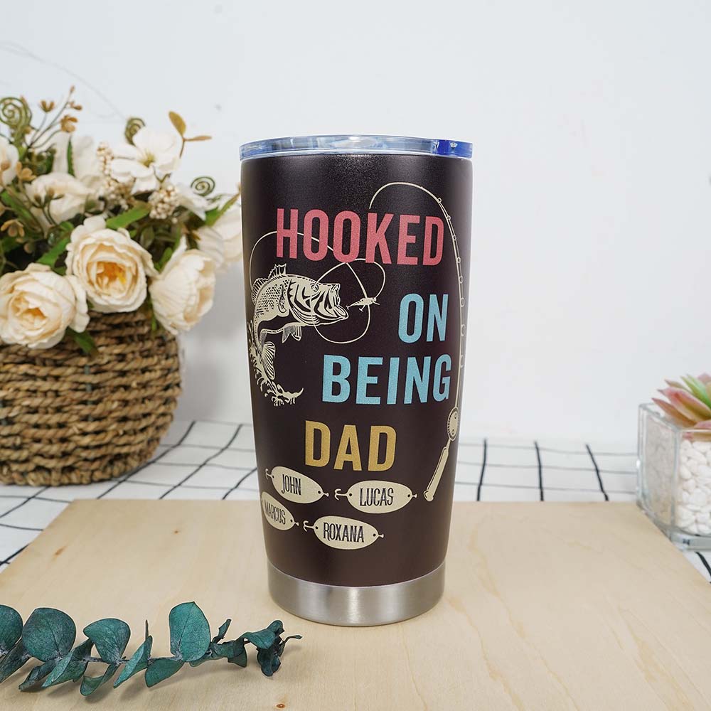HOOKED ON BEING Custom Edelstahlbecher