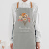 Birth Flower Bouquet Customized Apron Waterproof