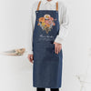 Birth Flower Bouquet Customized Apron Waterproof