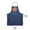 Birth Flower Bouquet Customized Apron Waterproof