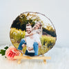 Custom Photo on Wood Valentine's Day Anniversary Gift