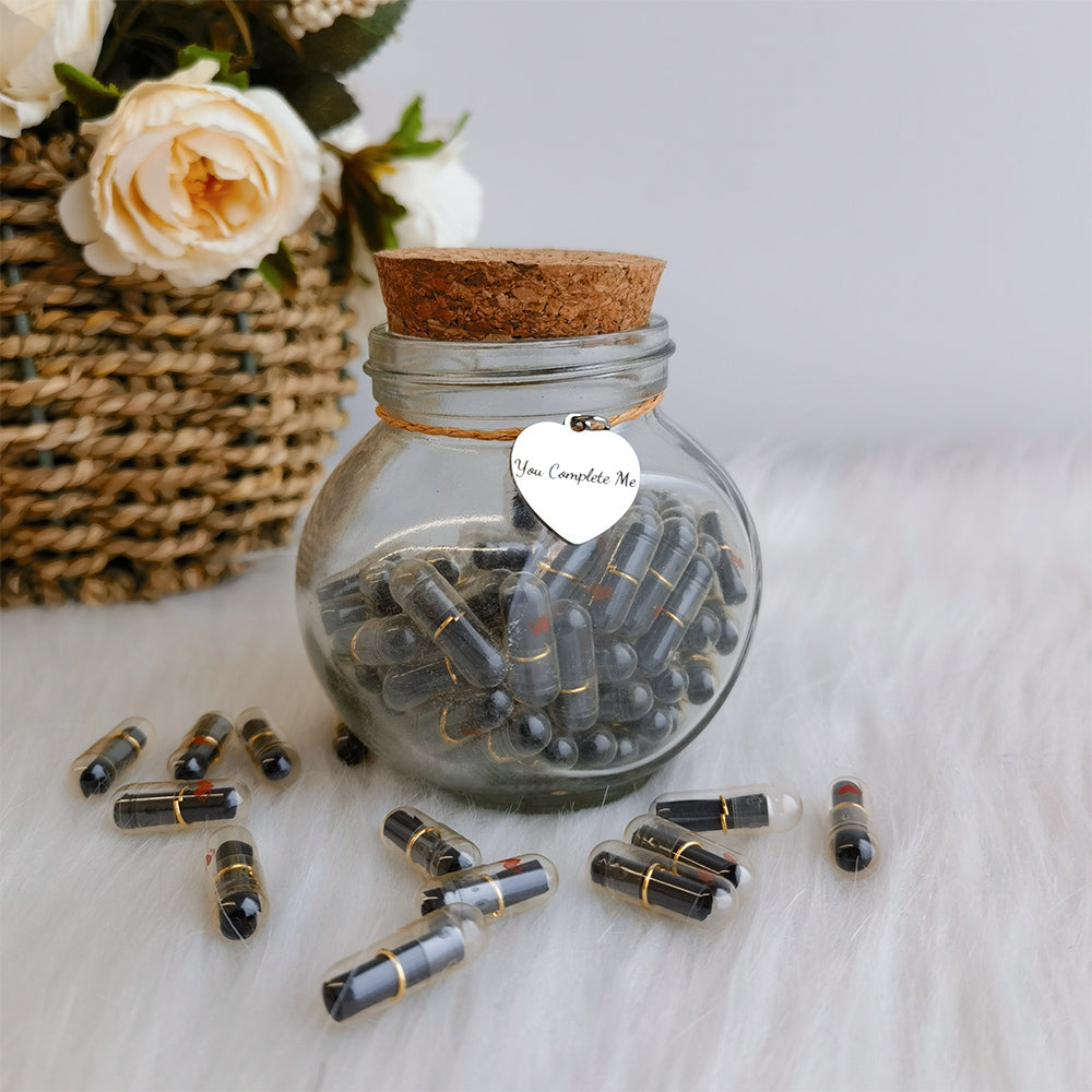 Custom 100 Capsules Letters Message In A Bottle (Mixed Color 🎁)