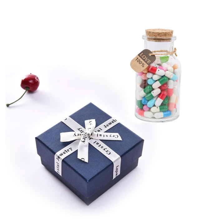 Custom 100 Capsules Letters Message In A Bottle (Mixed Color 🎁)