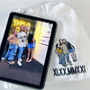 Personalisierung Cartoon Roman Date Hoodie Stickerei