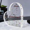 First Mom Now Grandma - Personalized Acrylic Plaque