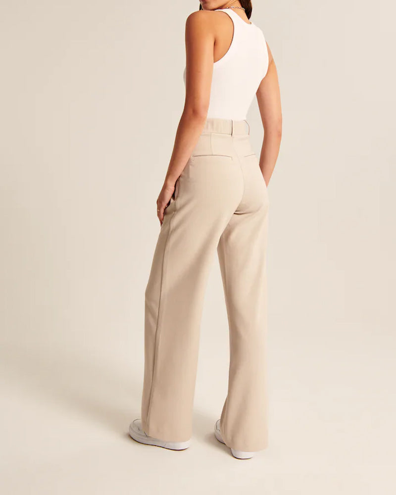 THE EFFORTLESS TAILORED WIDE LEG PANTS