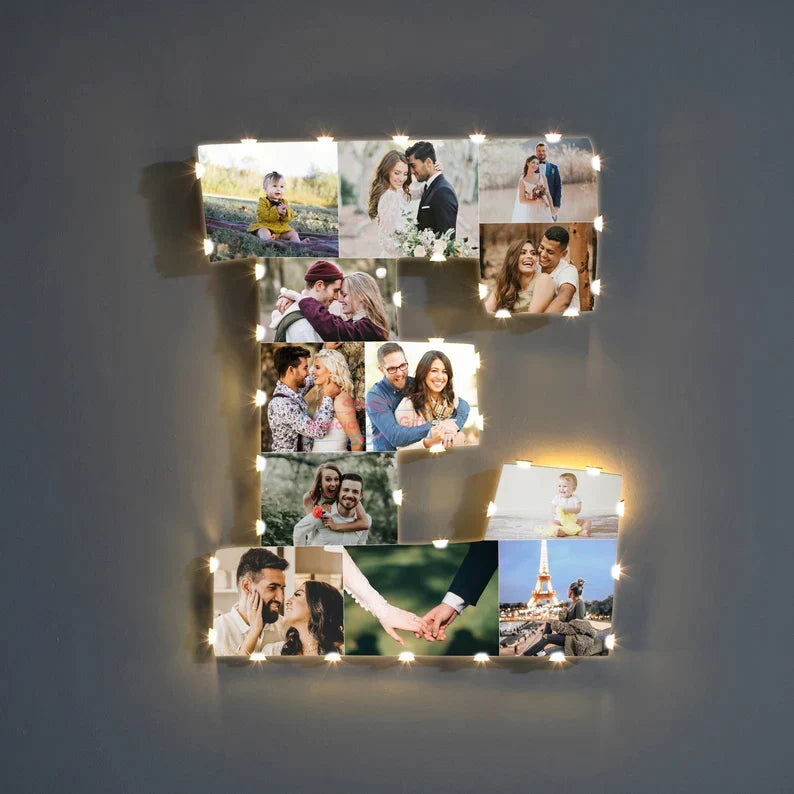 🎁Personalized Letter Photo Collage Lamp