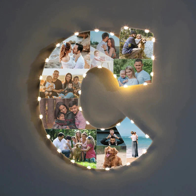 🎁Personalisierte Brief-Fotocollage-Lampe 