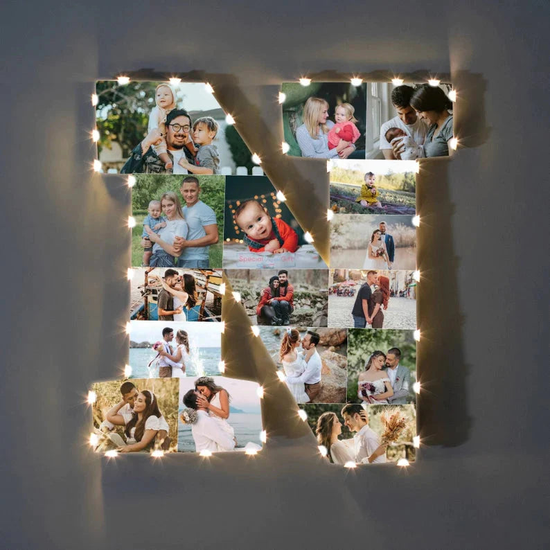 🎁Personalized Letter Photo Collage Lamp