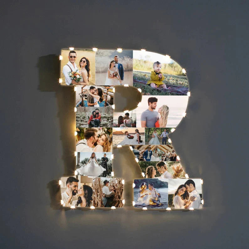 🎁Personalisierte Brief-Fotocollage-Lampe