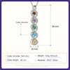 Custom Mother Rings Necklace with Birthstones