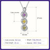 Custom Mother Rings Necklace with Birthstones